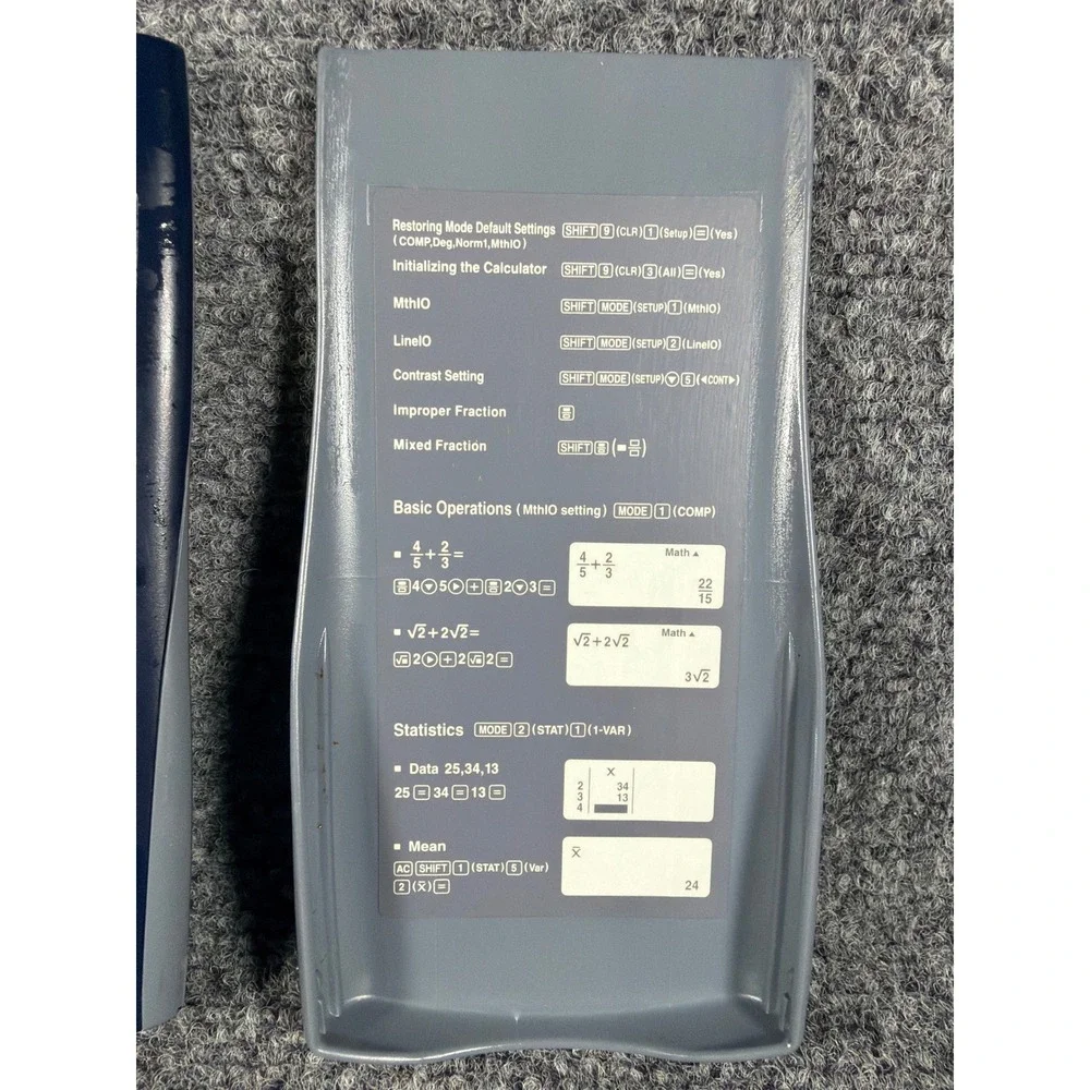 Casio fx-300ES Natural Display Scientific Calculator, Tested